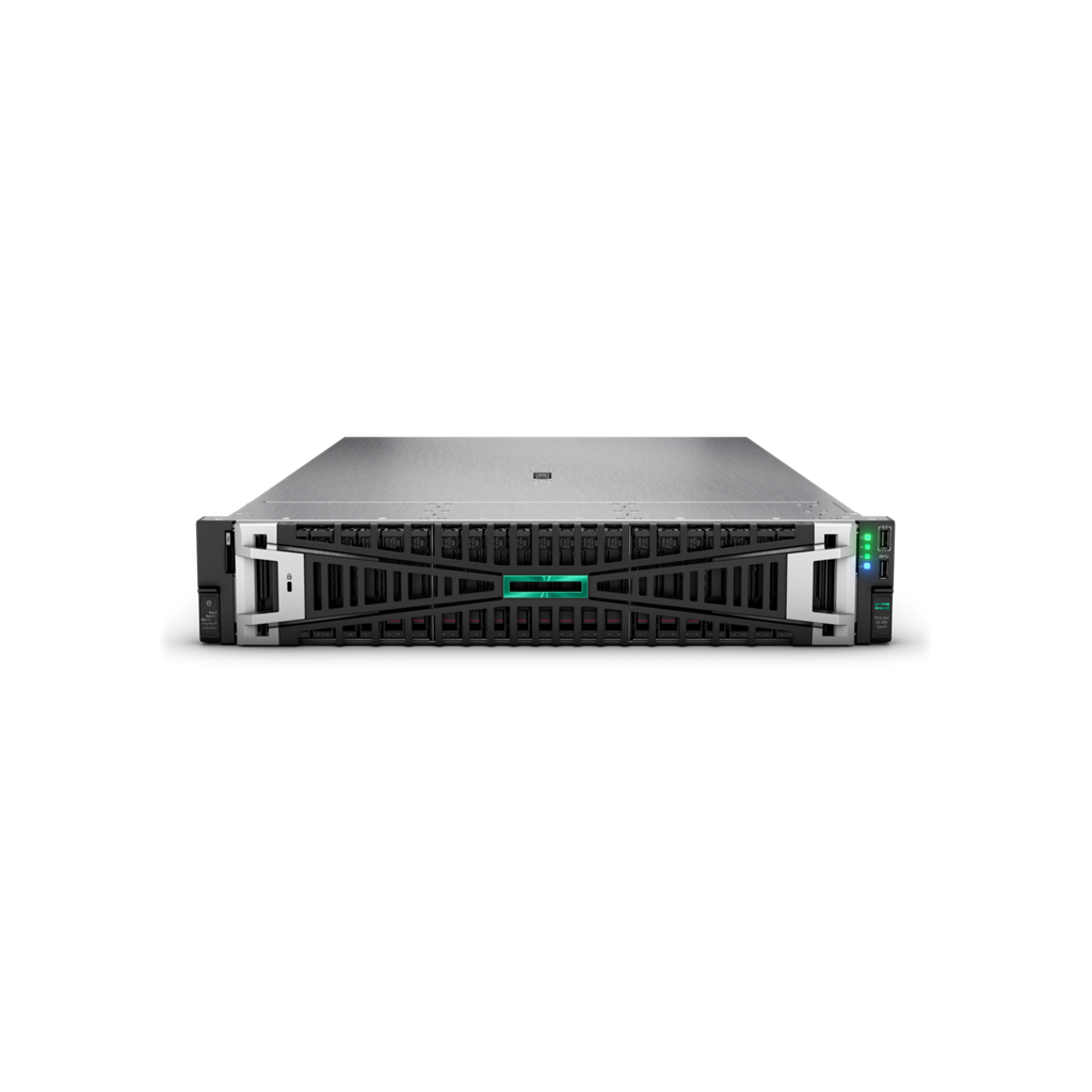 HP P71674-425, DL380, GEN11, Intel Xeon Silver 4510, 2x32Gb DDR5 RDIMM Ram, 2x960Gb SSD Disk, MR408i-o NC 8SFF, 2x1000W Power, 2U RACK, SERVER