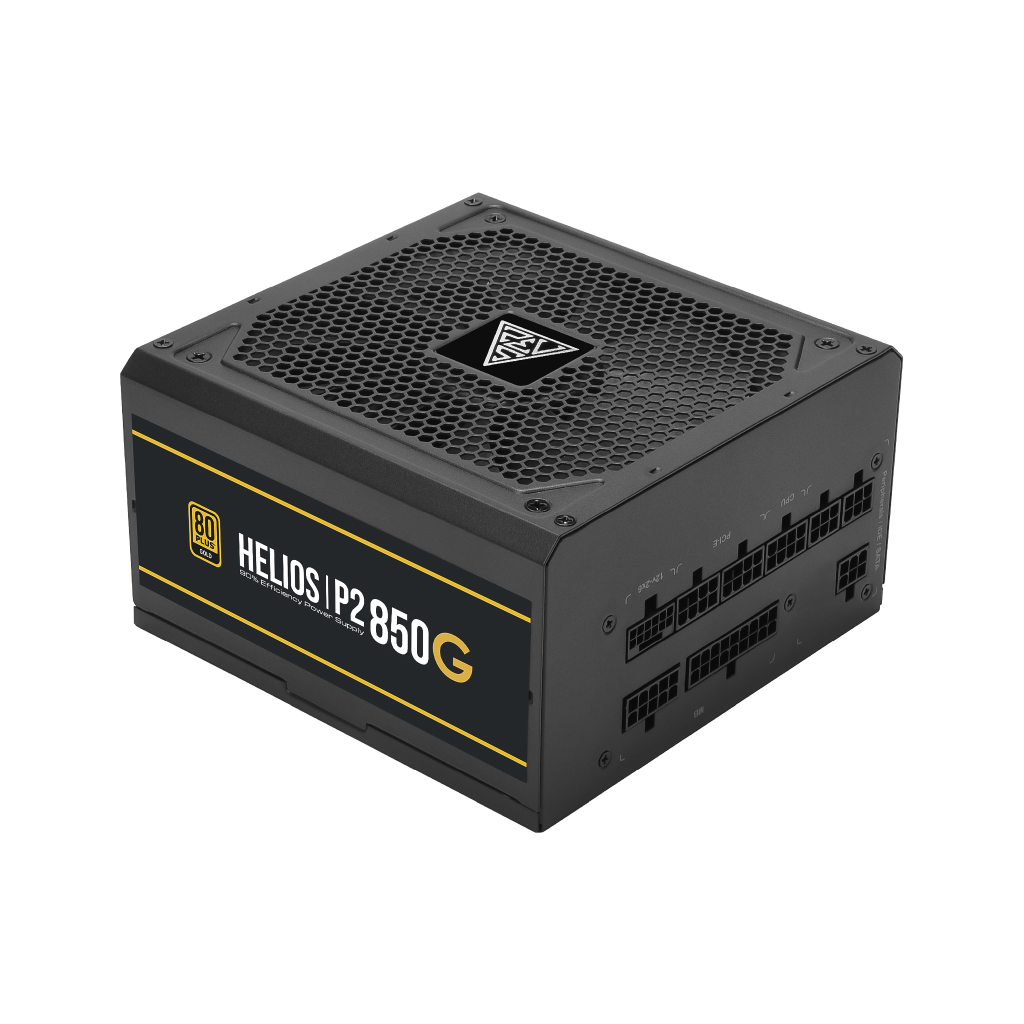 GAMDIAS HELIOS P2-850G, 850W, 80+ Gold, Full Modüler, Aktif PFC, GAMING, ATX, Power Supply (PSU)